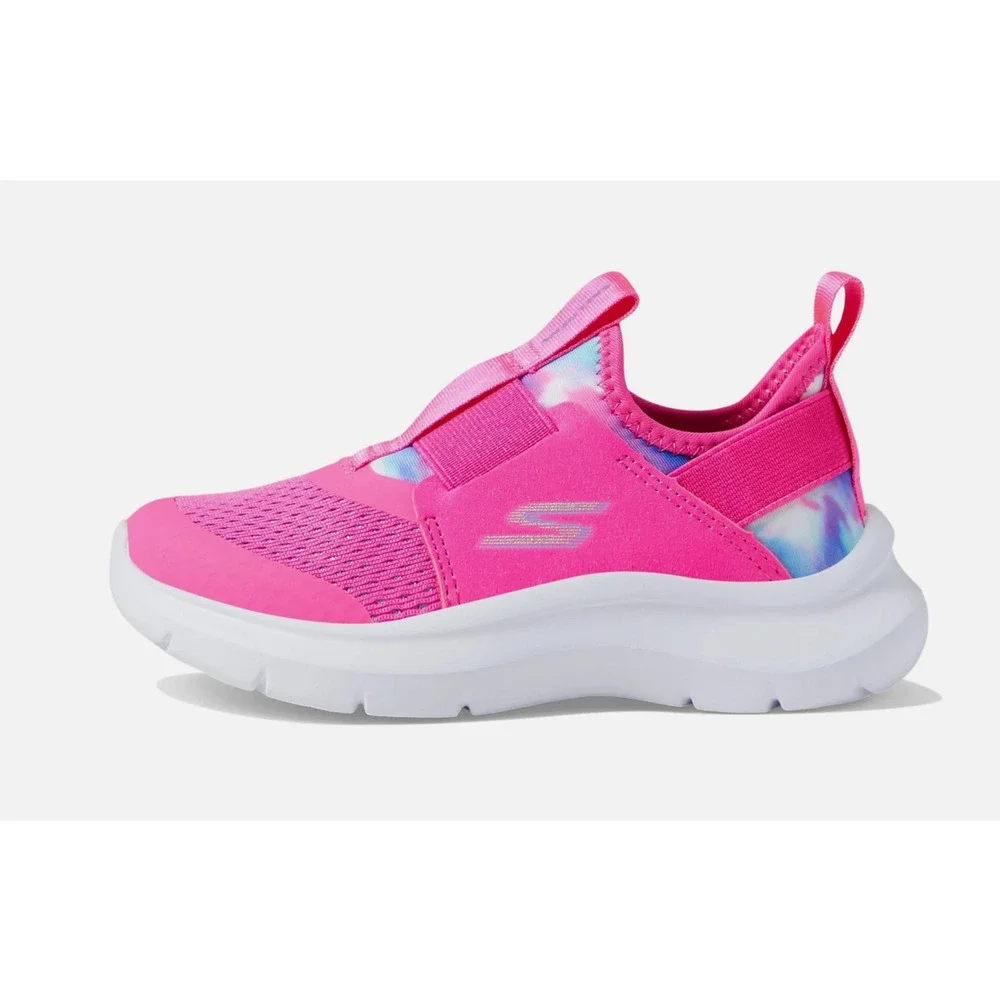 Skechers Kids Girls Skech Fast-Surprise Groove Sneaker, Hot Pink/Multi, Size 6.0